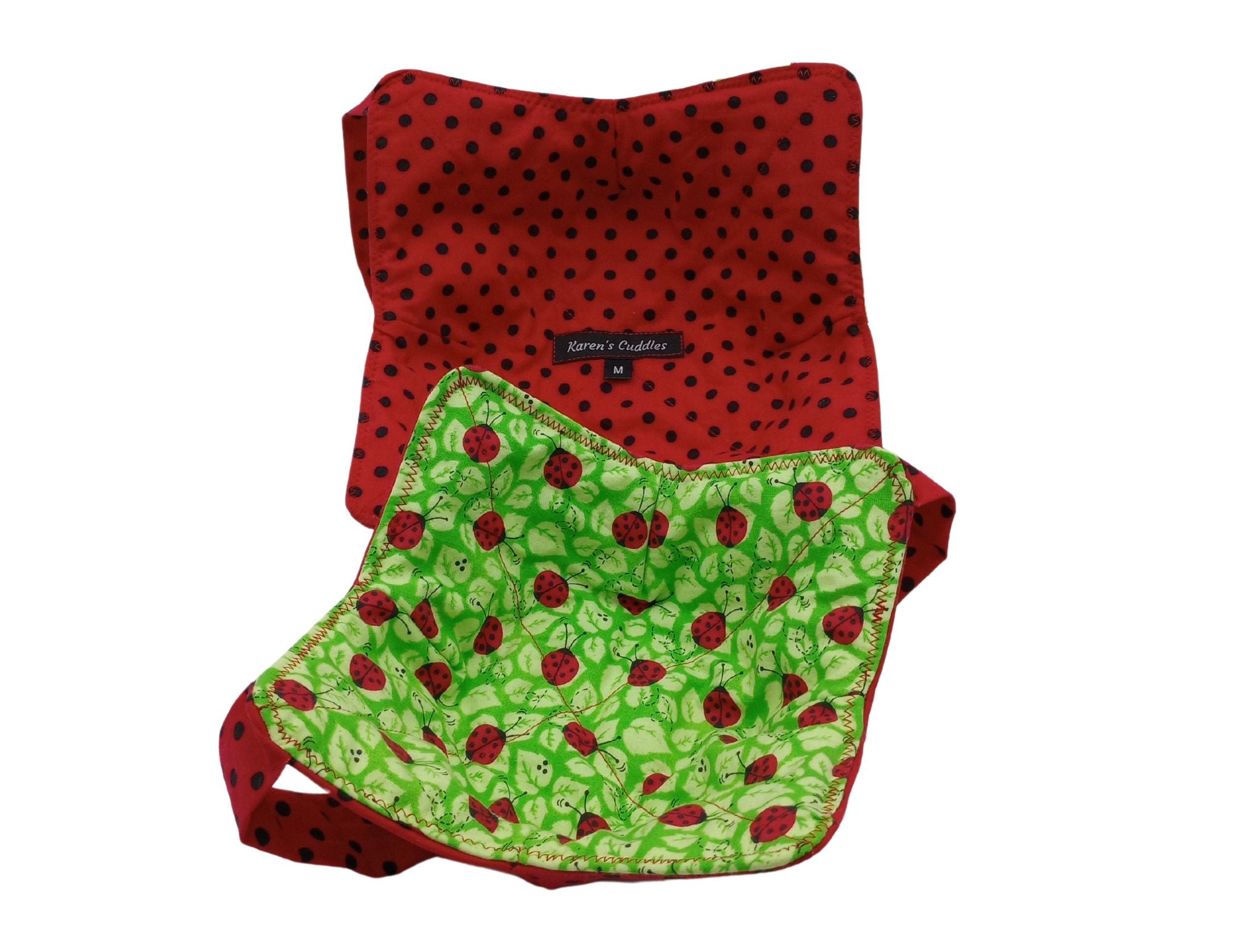 Lady Bugs Microwavable Bowl Cozy with Hand Support