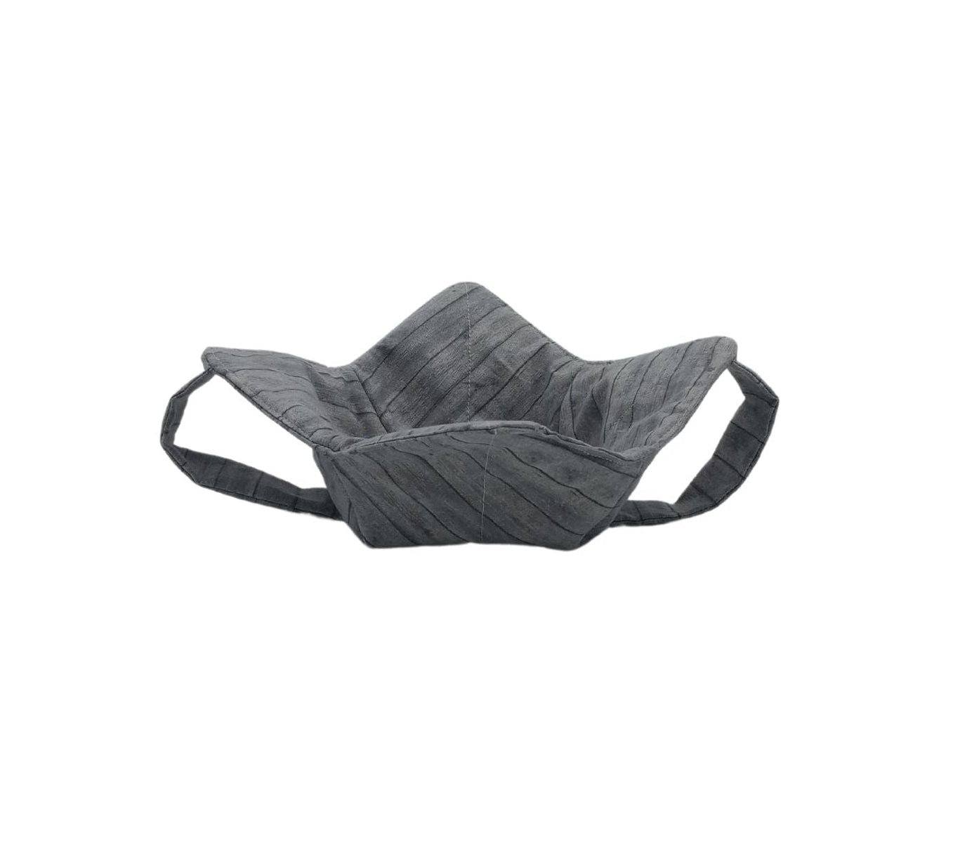 Gray Fence Microwavable Bowl Cozy with Hand Support