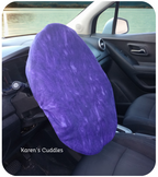 Purple Splash Steering Wheel Sunshade Cover