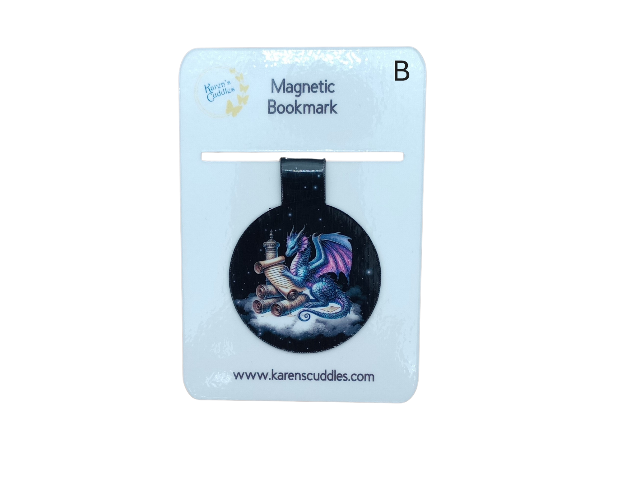 Mystical Dragons Magnetic Bookmarks - Set of 5
