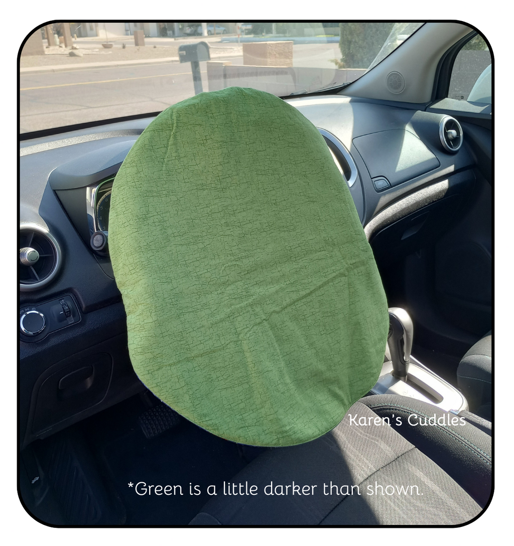 Steering Wheel Cover Sunshade, reversible.