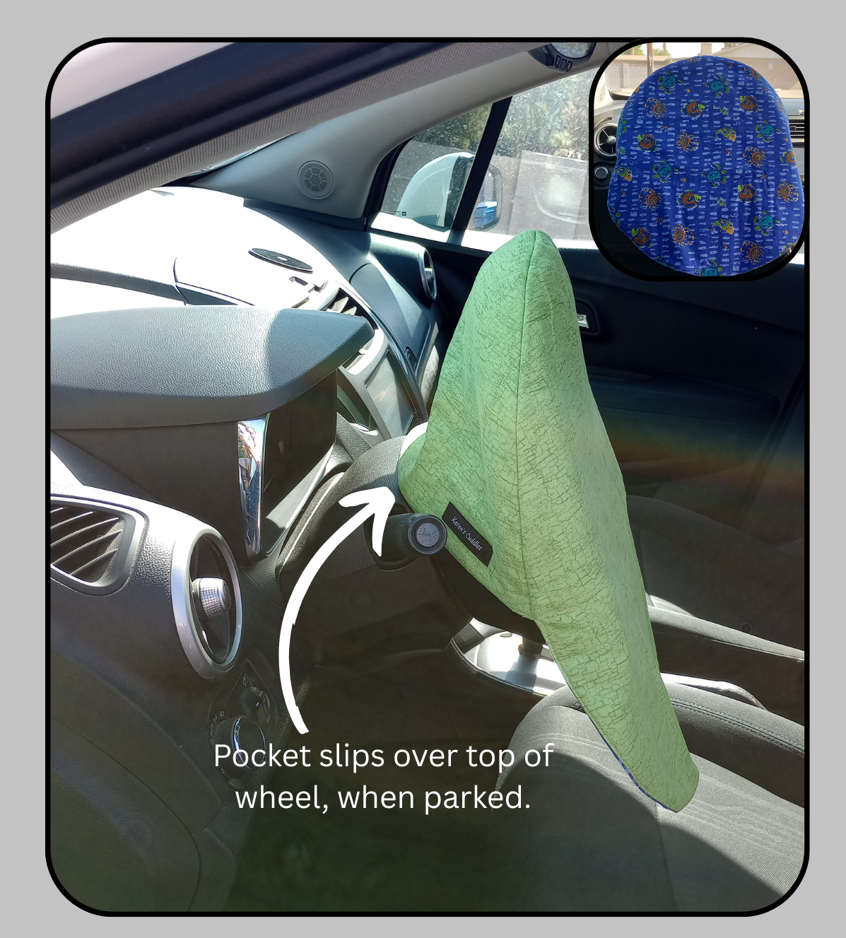 Green Cover with turtle shell like print