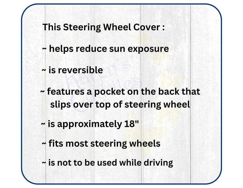 Cactus Steering Wheel Sunshade Cover