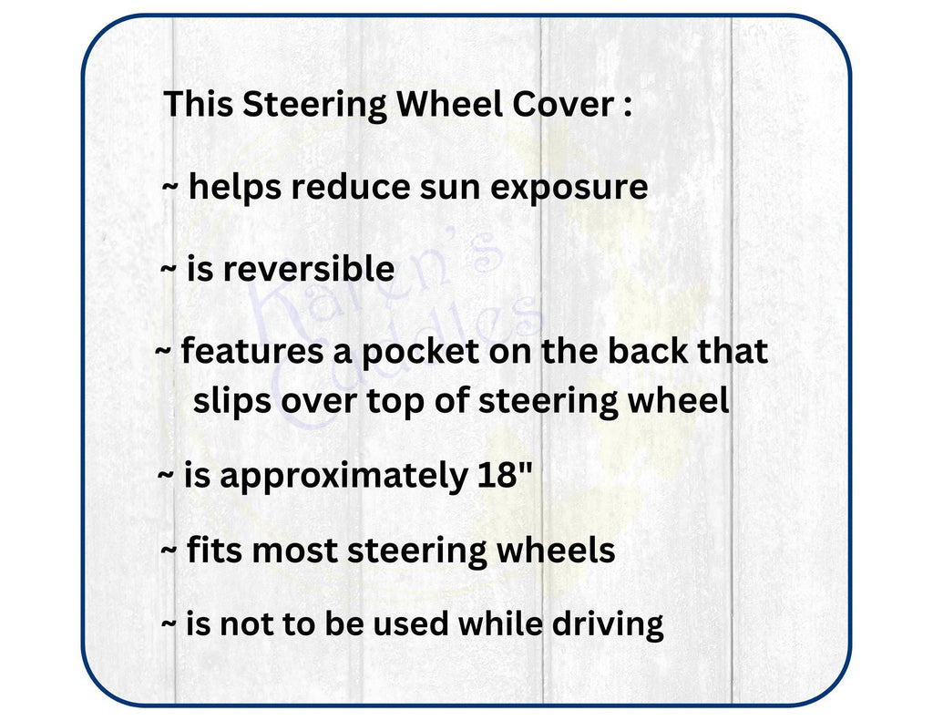 Tiger Stripes Steering Wheel Sunshade Cover