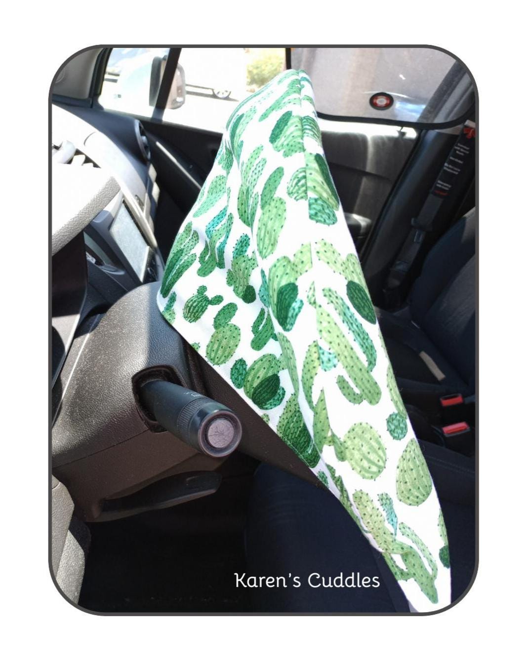 Cactus Steering Wheel Sunshade Cover