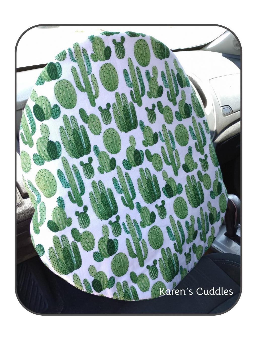 Cactus Steering Wheel Sunshade Cover