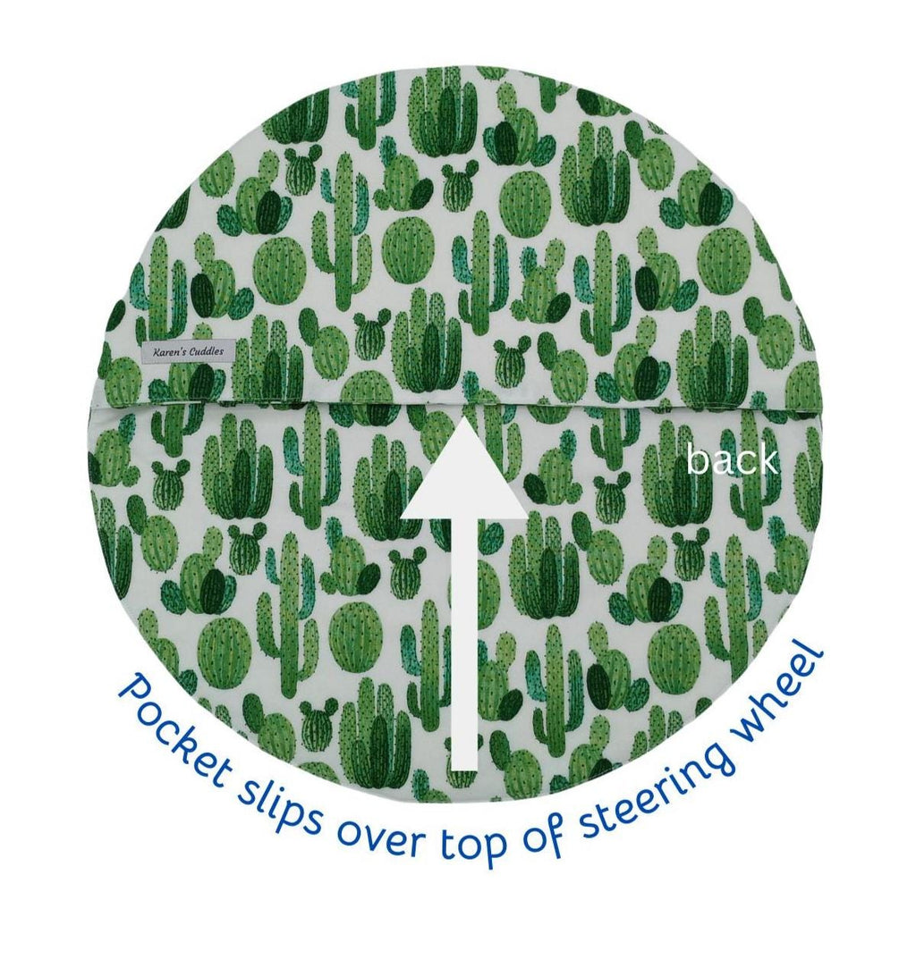 Cactus Steering Wheel Sunshade Cover