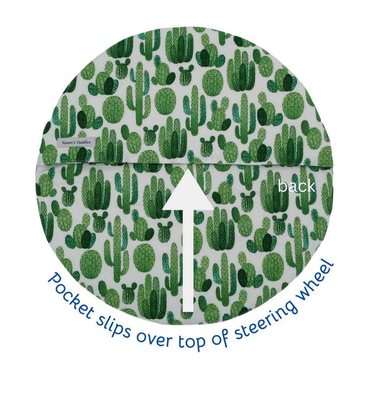 Cactus Steering Wheel Sunshade Cover