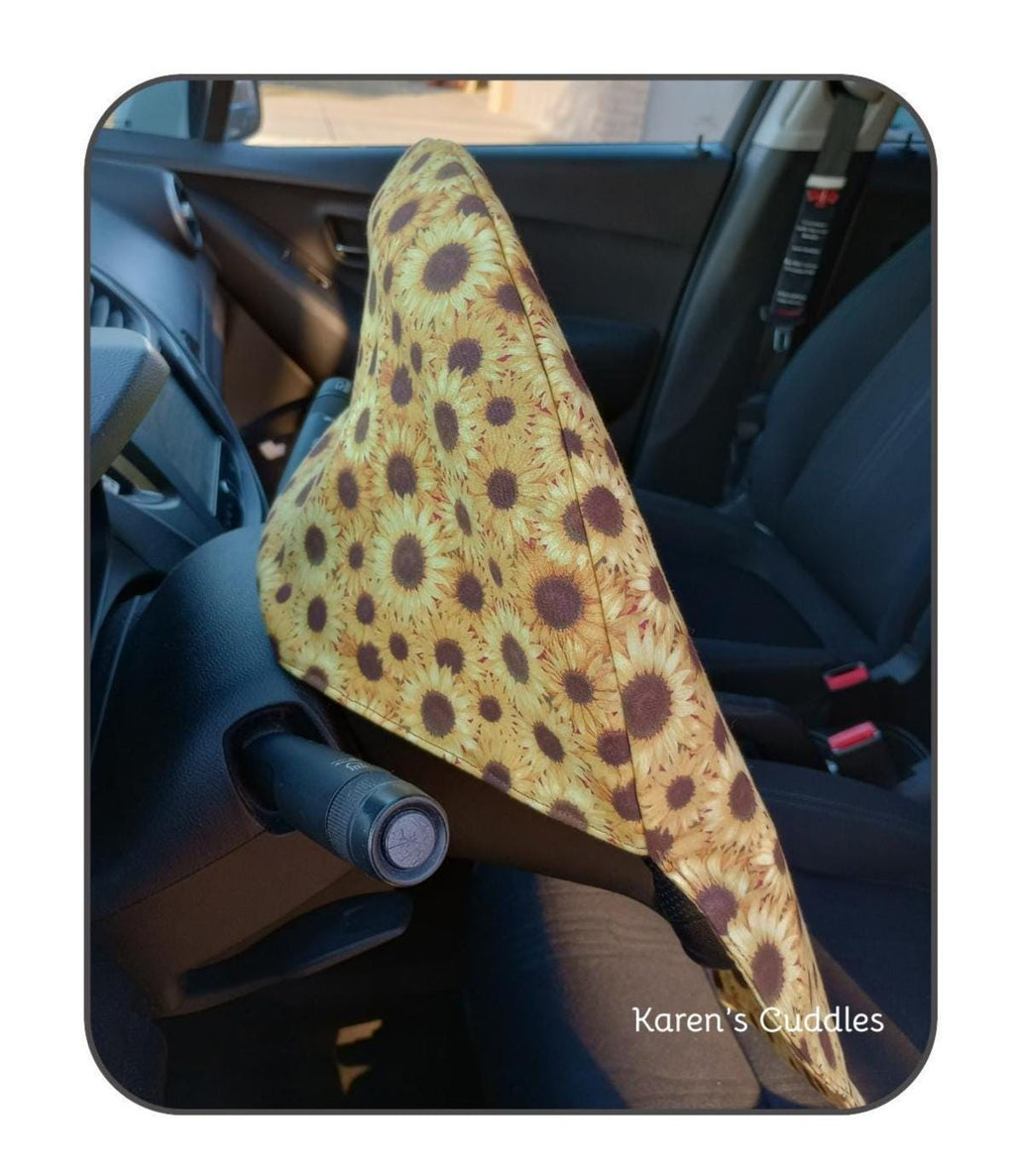 Sunflowers Steering Wheel Sunshade Cover