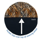 Tiger Stripes Steering Wheel Sunshade Cover