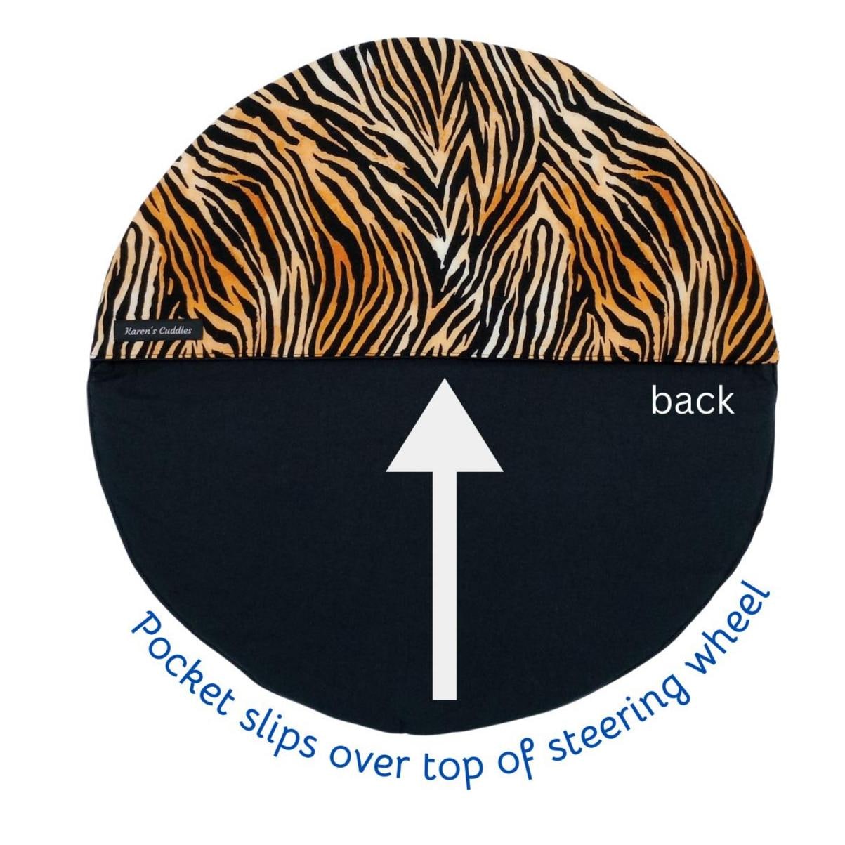 Tiger Stripes Steering Wheel Sunshade Cover