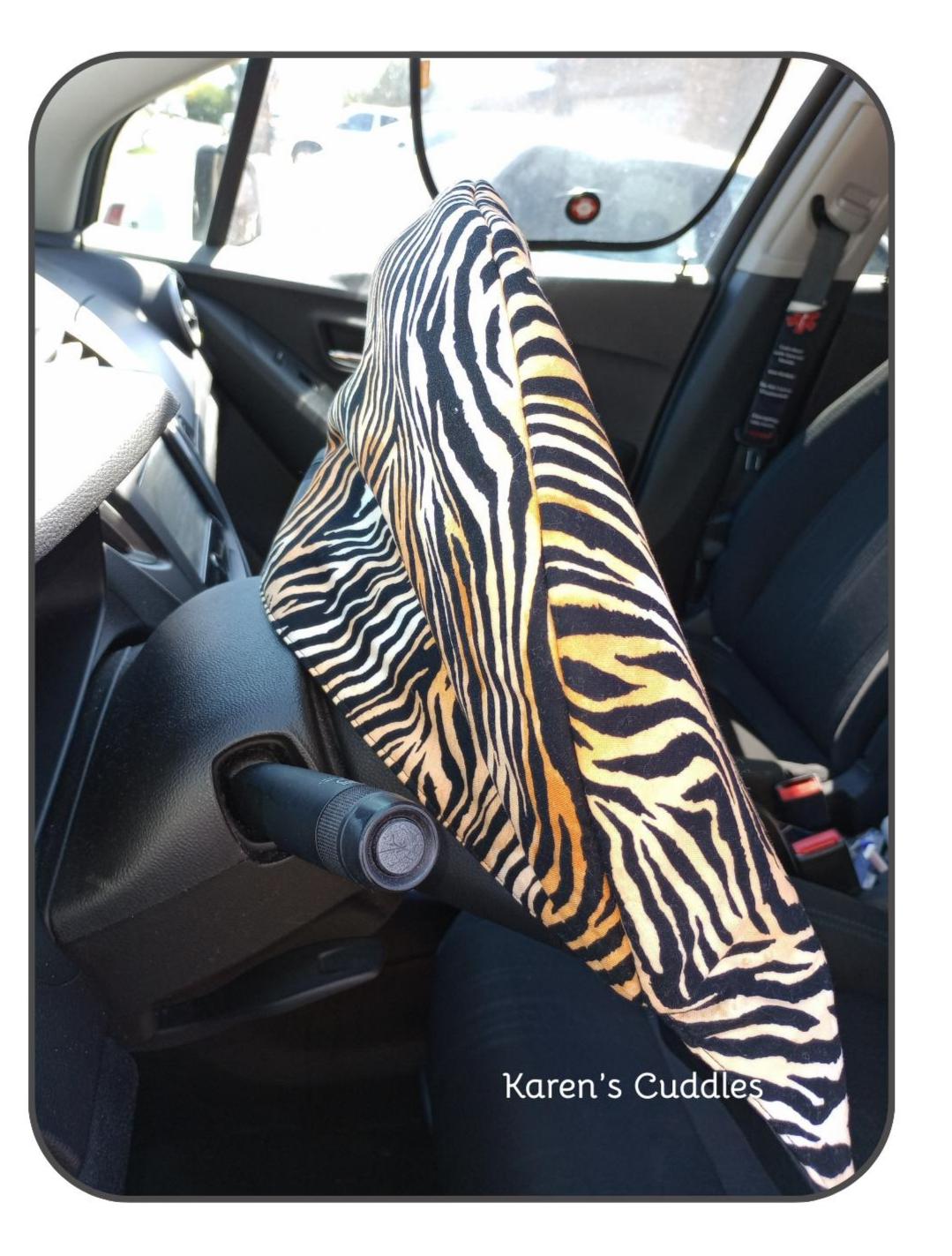 Tiger Stripes Steering Wheel Sunshade Cover