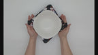 Microwavable Bowl Cozies with Hand Support: Fall and Winter Designed Hot Pads