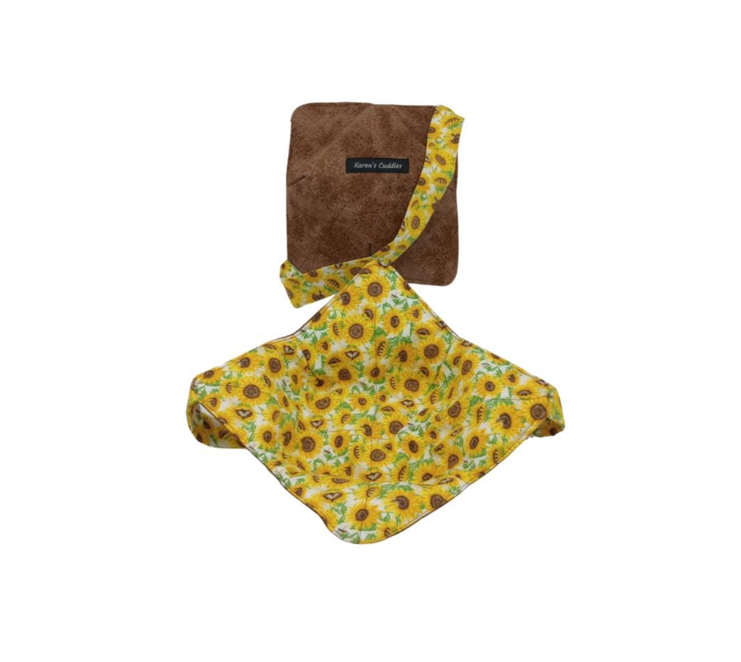 Sunflower-patterned bowl holder